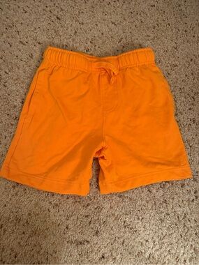 C.C Kids Orange Casual Knit Shorts